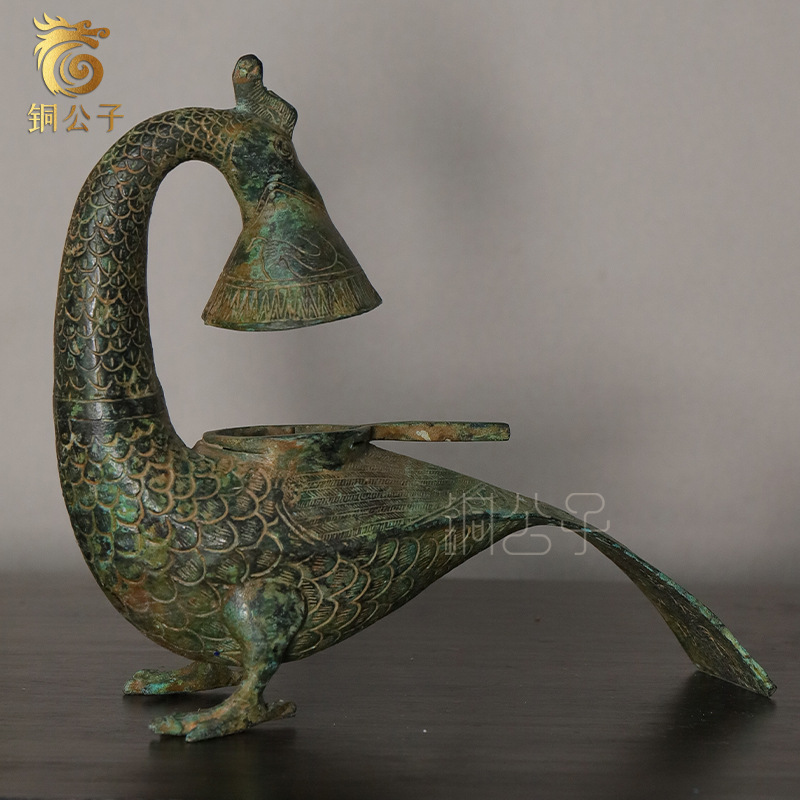 Long-Tailed Phoenix Bird Lamp  - đánh giá và giá Collectible Vintage Lamps