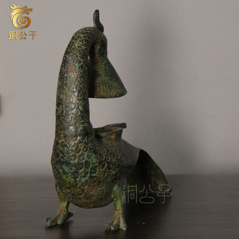 Long-Tailed Phoenix Bird Lamp  - đánh giá và giá Collectible Vintage Lamps