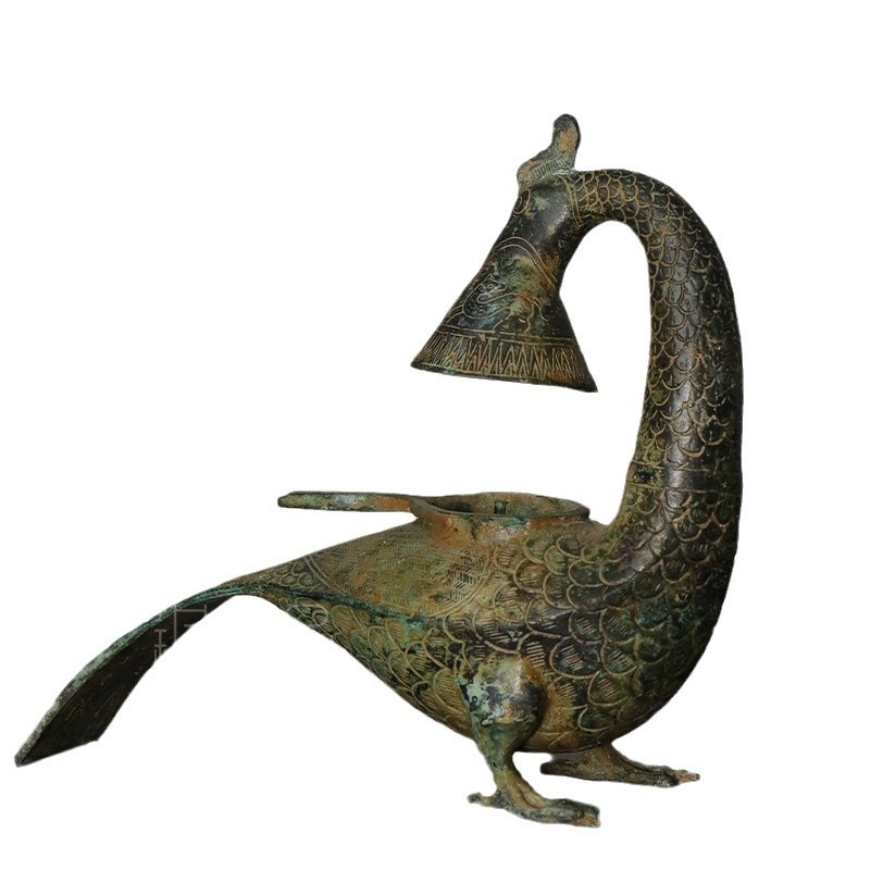 Long-Tailed Phoenix Bird Lamp  - đánh giá và giá Collectible Vintage Lamps
