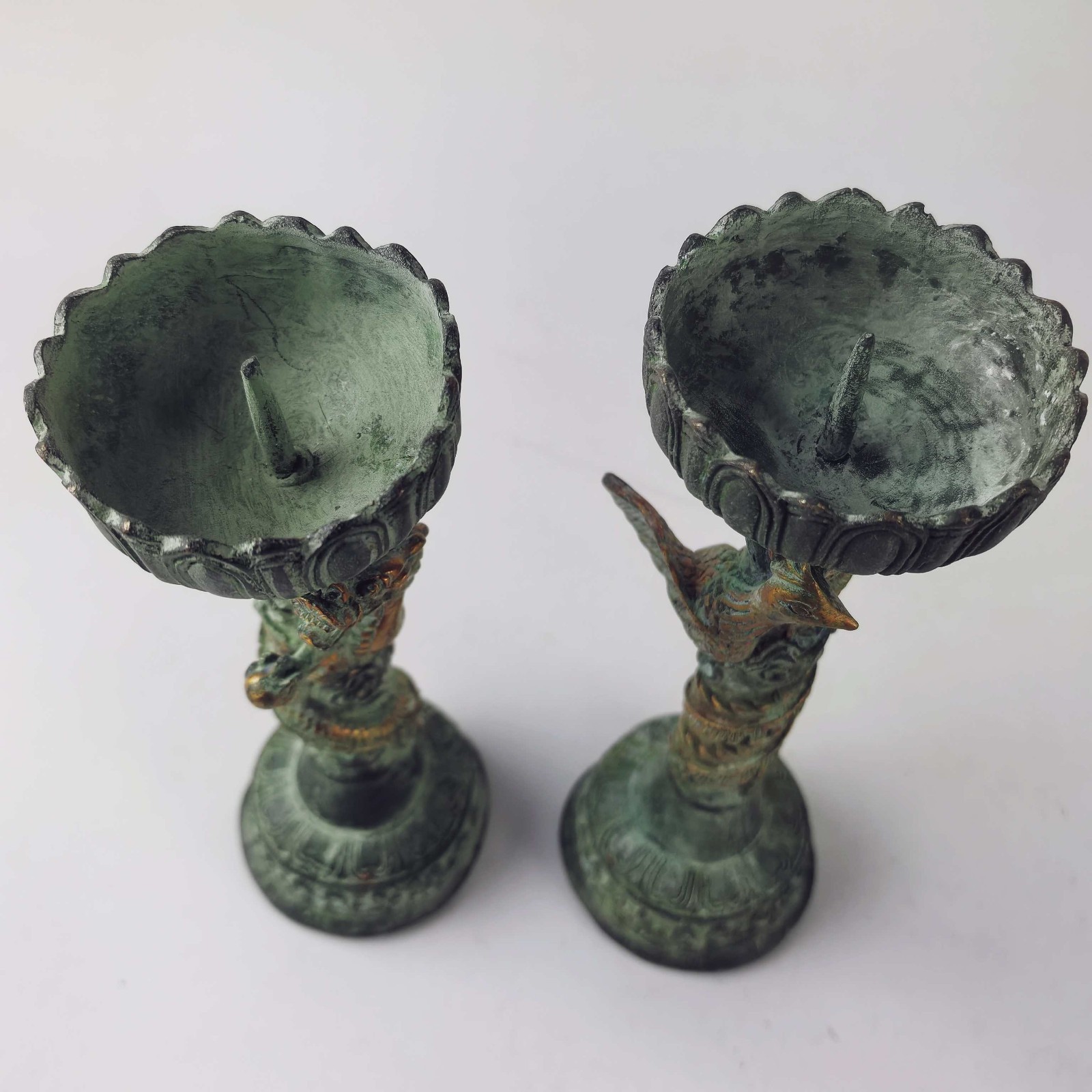 Folk Collection A pair Old Bro - đánh giá và giá Collectible Vintage Lamps