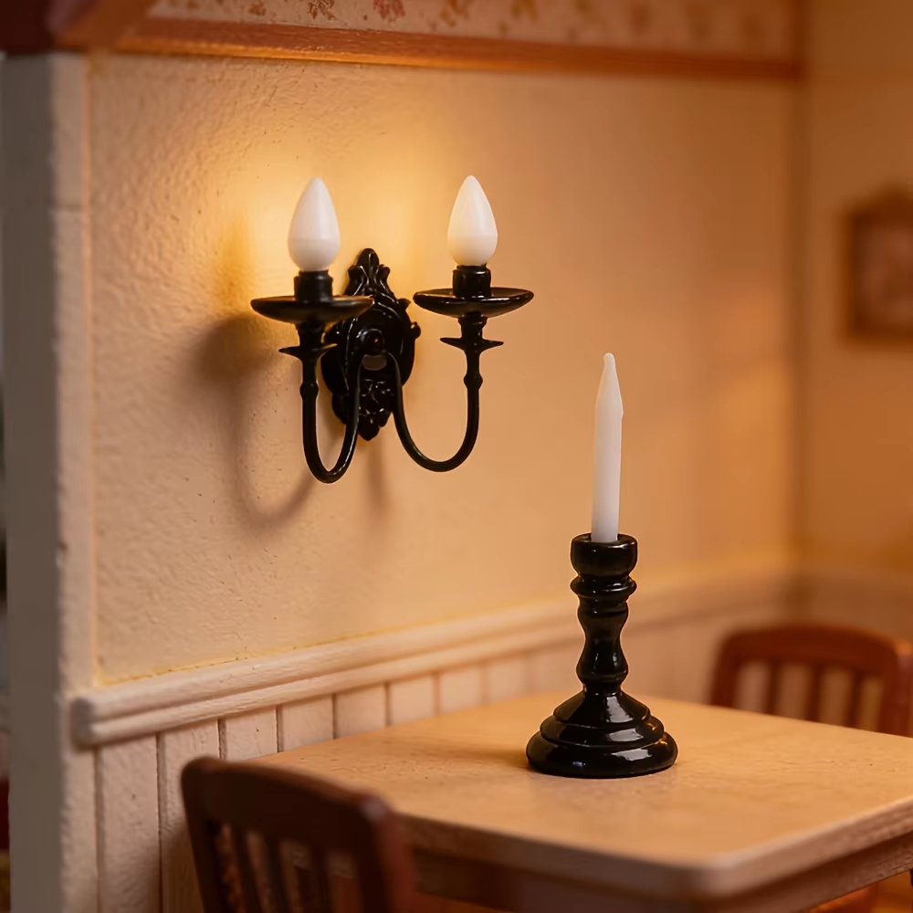 Vintage Wall Lamp Candle 1:12  - đánh giá và giá Collectible Vintage Lamps