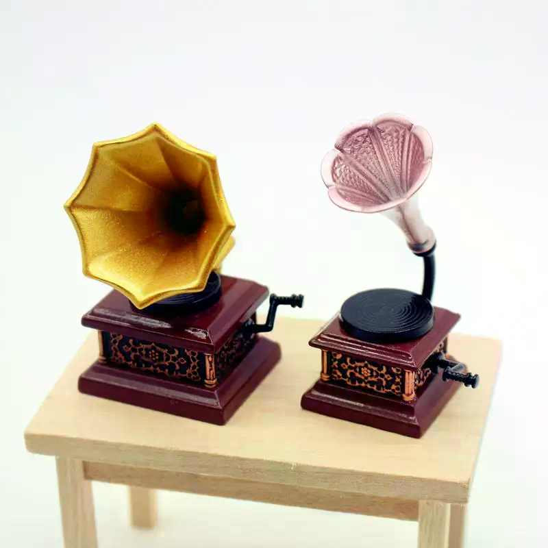 Dollhouse Vintage Phonograph M - đánh giá và giá Vintage Collectible Dolls