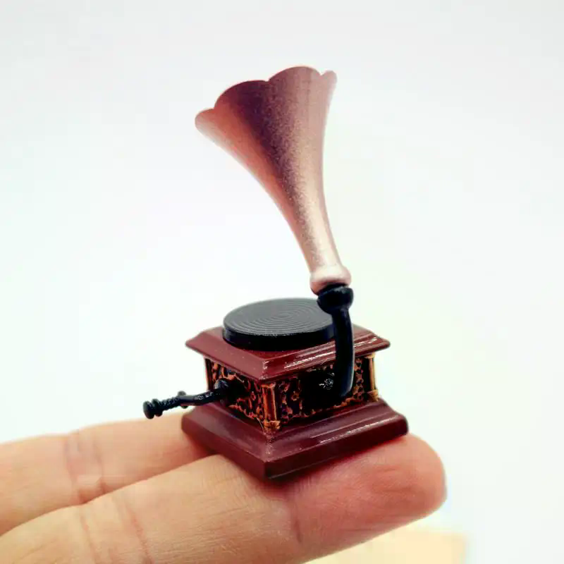 Dollhouse Vintage Phonograph M - đánh giá và giá Vintage Collectible Dolls