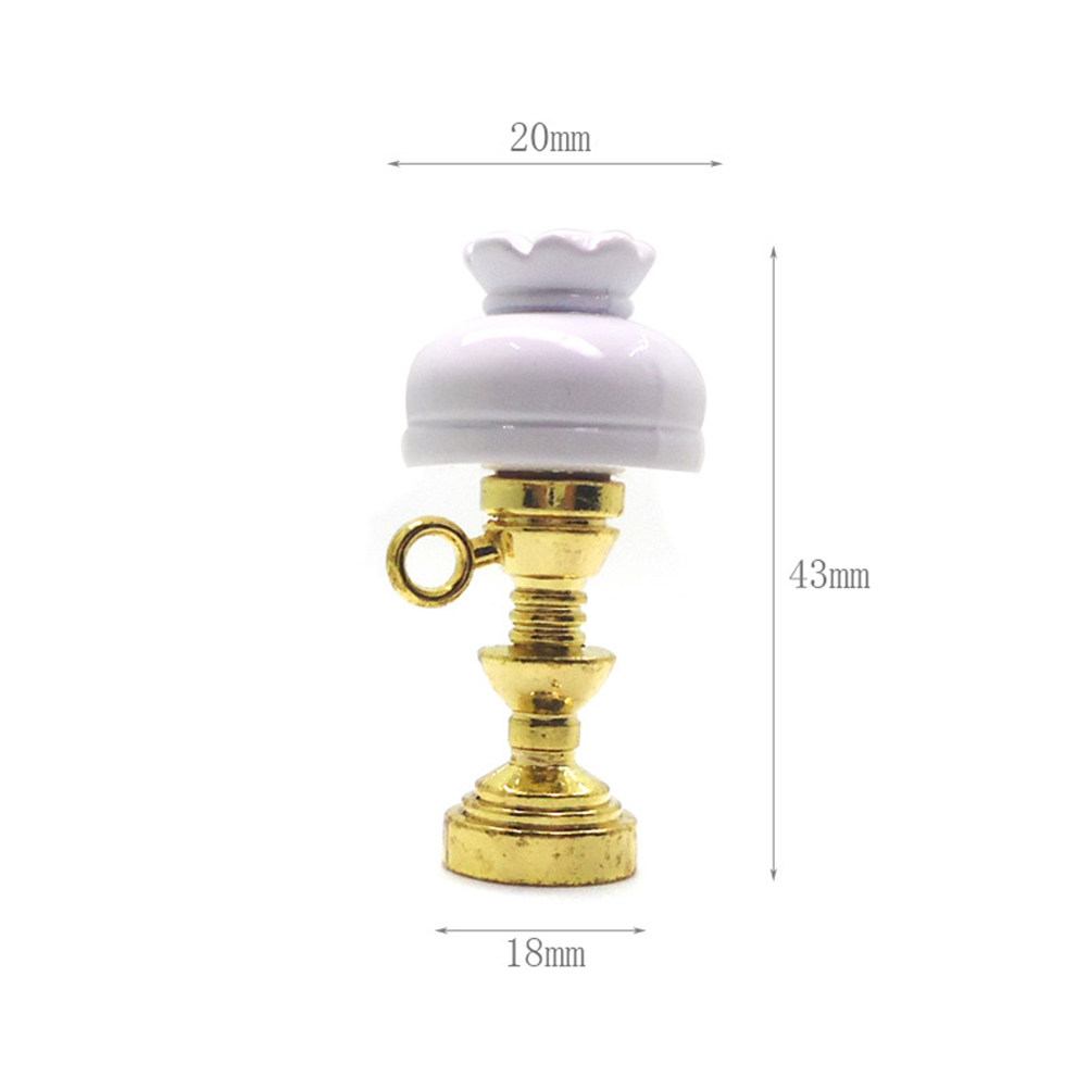 Mini White Lampshade Table Lam - đánh giá và giá Collectible Vintage Lamps