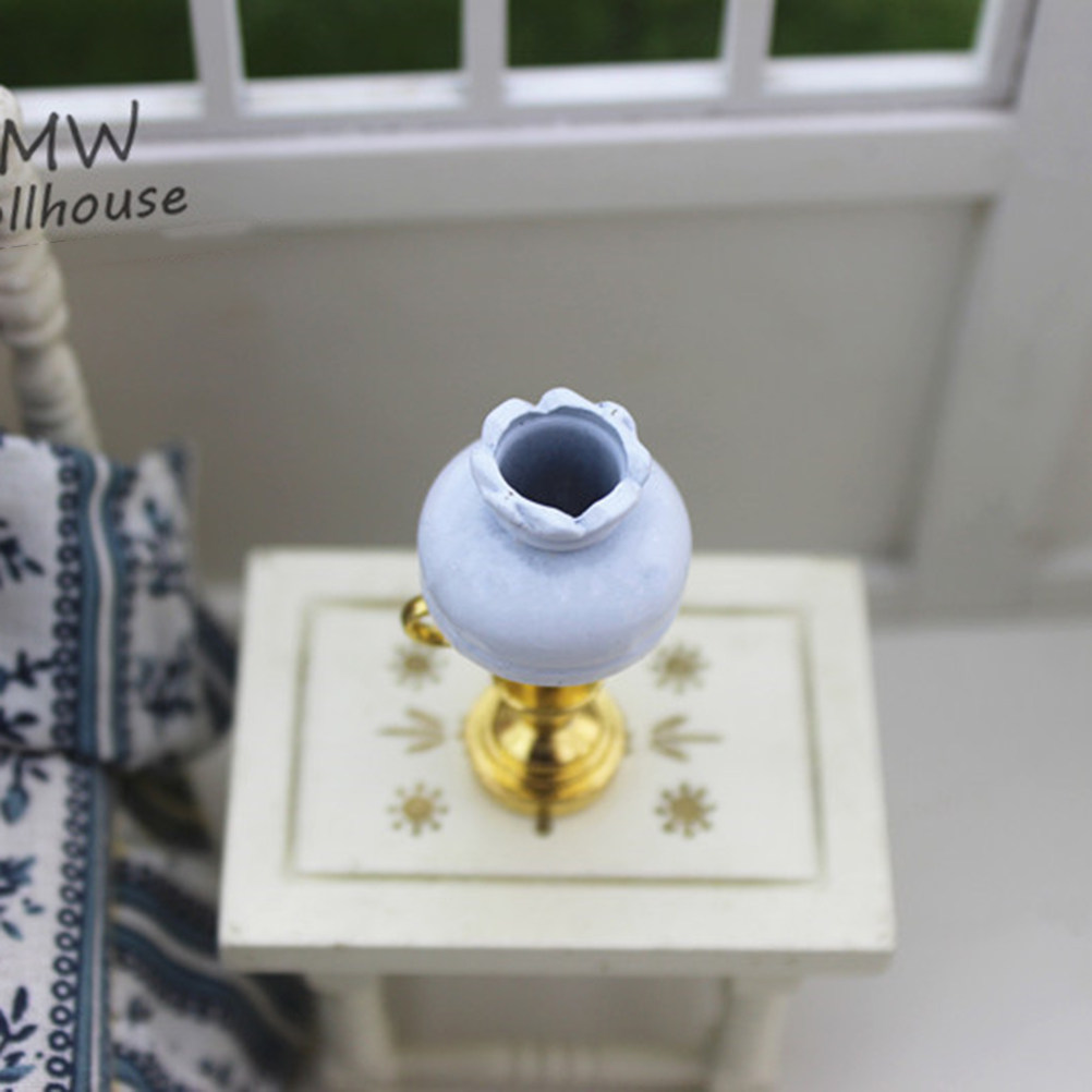 Mini White Lampshade Table Lam - đánh giá và giá Collectible Vintage Lamps