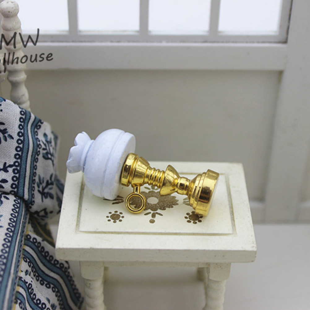 Mini White Lampshade Table Lam - đánh giá và giá Collectible Vintage Lamps