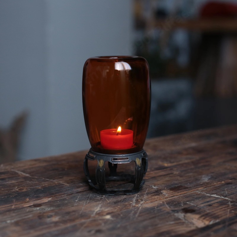 Vintage Glass Candle Holder Ze - đánh giá và giá Collectible Vintage Lamps