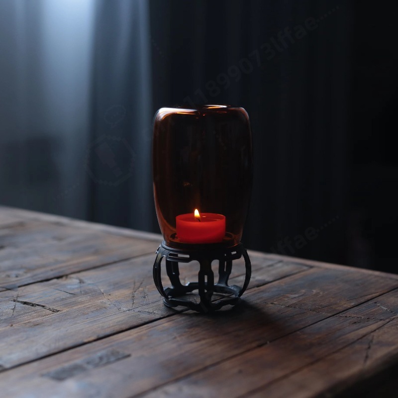 Vintage Glass Candle Holder Ze - đánh giá và giá Collectible Vintage Lamps