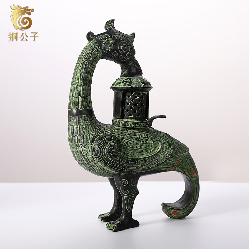 Phoenix Bird Antique Bronze Cr - đánh giá và giá Collectible Vintage Lamps