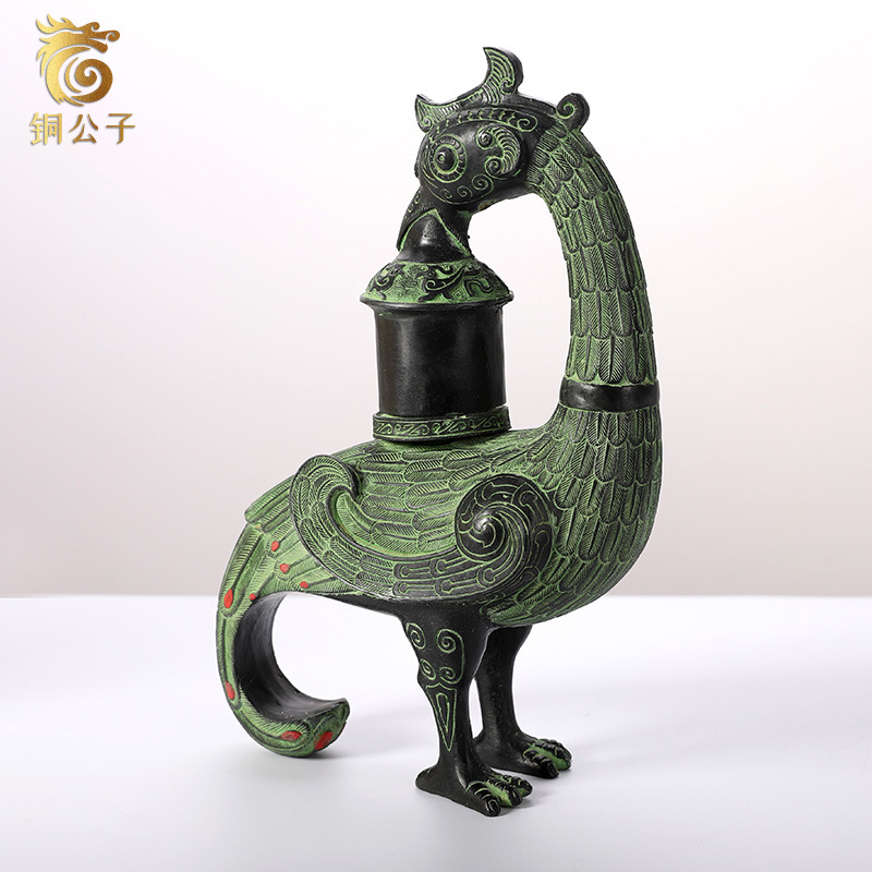 Phoenix Bird Antique Bronze Cr - đánh giá và giá Collectible Vintage Lamps
