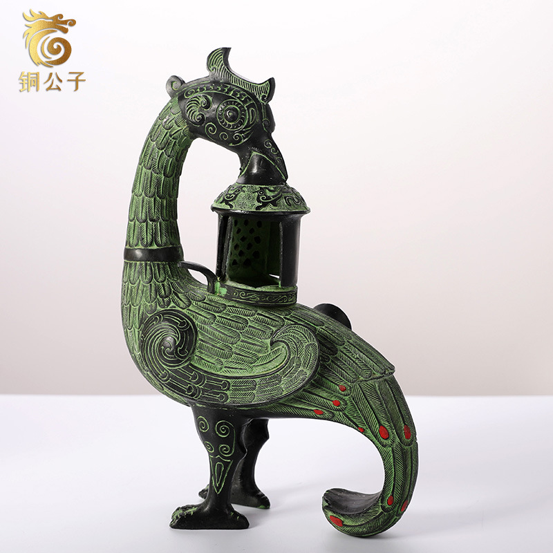 Phoenix Bird Antique Bronze Cr - đánh giá và giá Collectible Vintage Lamps